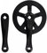 LHHL 140mm Cuadrado Cónico Bicicleta Plegable Platos Y Bielas 36T Simple Redondo Aleación De Aluminio Platos Y Bielas
