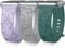 Towsnails Lot de 3 bracelets compatibles avec Apple Watch série 38 mm, 40 mm, 41 mm, 42 mm, 44 mm, 45 mm, 49 mm, motif mignon bracelet en silicone souple pour iWatch série 8/7/6/5/4/3/2/1/SE/série2