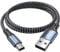 3BAO Mini USB Cable 1.5M, USB 2.0 Type A to Mini B Cable Support Data Sync and Charging, Mini B 5-Pin Lead Compatible with Hero 4/3, PS3 Controller, Dash Cam, SatNav, GPS Receiver, PDAs, Camera