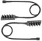 upHere Gaming Câble Répartiteur de Ventilateur PWM 5 Voies 4 Broches, Hub Ventilateur PC, Fan Splitter, Câble d'Extension pour Boîtier d'Ordinateur 4/3 Broches (Lot de 2)
