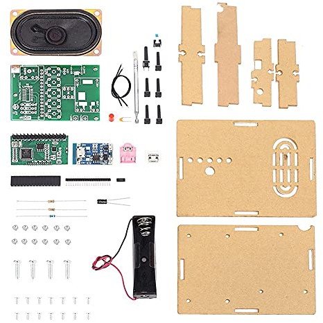 Kit de radio FM, proyecto de soldadura de bricolaje, receptor inalámbrico ajustable, pantalla LCD, módulo de radio digital FM, kits de bricolaje para inclinarse