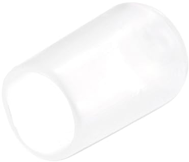 QUARKZMAN 20 Stück Gummi Endkappen 9mm Gummikappen PVC Schutzkappen Abdeckung Fußkappen für Stuhlbeine Tischbeine Möbel Schrauben Bolzen Gewinde Metallstäbe Rohr Zaunpfosten Transparent