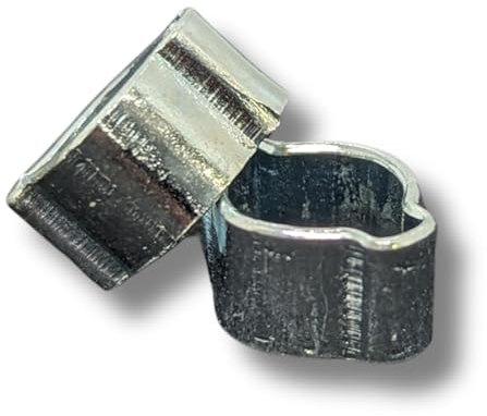 Lumonic I 5x 2-Ohr-Schelle 5-7mm I Stahl Verzinkt I Zweiohrschelle I Schlauchschelle I für Druckluft, Rohrsysteme, Garten, KFZ