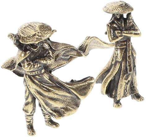 Abaodam 2pièces Figurines Miniatures De Chinois Décoration Bonsai Ancienne pour Micro Et Terrarium