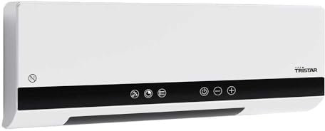 Tristar Wandheizkörper aus PTC-Keramik KA-5216-2 Heizstufen - Timer und Wochenprogramme - Ventilatorfunktion - inklusive Fernbedienung - Ideal für Räume bis 20 m² - 2000 W