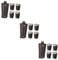 Cabilock 3 Sätze Weinglas tragbarer Weinbecher Camping Weinbecher multifunktionaler Weinbecher likoerglaeser esspressokaffeetassen Campingbecher Weinbecher für Camping Rostfreier Stahl