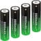 batteria ricaricabile, 9900 mAh batteria 3.7v ricaricabile (4Pcs batterie ricaricabile NiMH)
