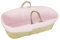 Premiers Moments Couffin Bébé avec Support en Option – Matelas Inclus – Habillage en Coton Bio – Couffin Nomade Transportable – Fabriqué en Matières Naturelles