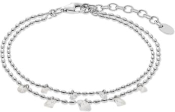 CHRIST Damen-Armband 925er Silber, recycelt Zirkonia 32029716