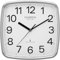 Harts Radio Controlled Wall Clock, 25.4 x 25.4 cm, Silver, MSF Signal UK