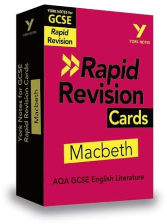 York Notes for AQA GCSE (9-1) Rapid Revision: Macbeth Cards - Refresh, Revise and Catch up!: Revision Cards
