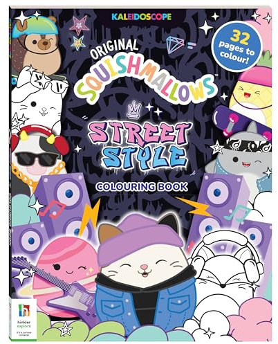 Kaleidoscope Squishmallows Colouring Book Street Style (Kaleidoscope Colouring)