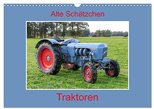 Alte Schätzchen - Traktoren (Wandkalender 2025 DIN A3 quer), CALVENDO Monatskalender