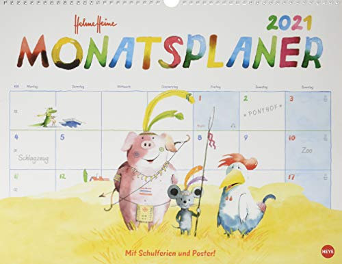 Helme Heine Monatsplaner Kalender 2021