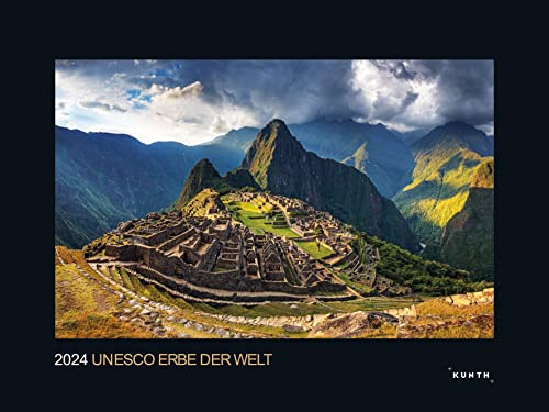 UNESCO Erbe der Welt - KUNTH Wandkalender 2024: Hochwertiger, bildstarker Kalender mit Spiralbindung im Großformat (KUNTH Wandkalender Black Edition 60 x 45 cm)