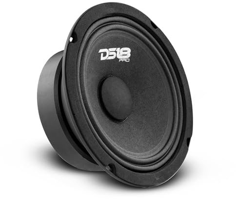 DS18 Car Midrange Speaker 6 Inch 480w Watt 8Ohm Bass Loudspeaker PRO-GM6SE