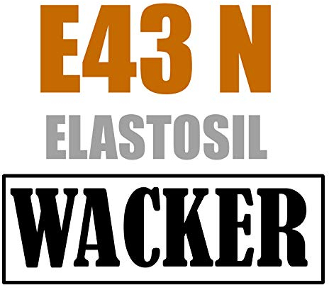 WACKER E43N 1-K RTV Elastosil Silikonkleber transparent 90ml Tube