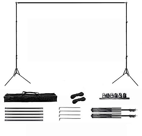 Soporte de pantalla de proyector para proyector interior y exterior, pantalla de películas, plegable, portátil para proyección delantera y trasera.