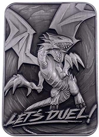 Fanattik Yu-Gi-Oh Metal Card-Drago Bianco Occhi Blu, Blue Eyes White Dragon, Multicolore, 175754