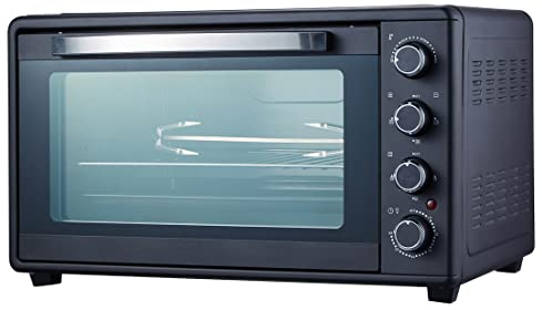Forno Fornello Elettrico Ventilato con Girarrosto Capacità 50 litri 2000 watt