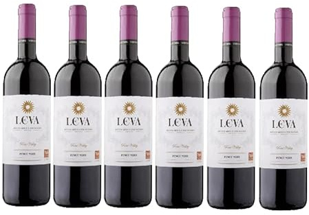 Paket von 6 Flaschen PINOT NOIR LEVA, 0,75l, Slavyantsi, Bulgarien