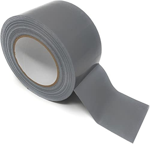 ArmaKit Heavy Duty Duct Tape | 75mm wide x 50M length | Industrial Tape Grade - Strong Gaffer Tape indoor and outdoor use, thick gaffa tape patch and seal tape (Silver)