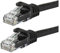 Monoprice Cat6 Ethernet Patch Cable, 10 Feet, Black (12 Pack), Snagless RJ45, Stranded, 550MHz, UTP, Pure Bare Copper Wire, 24AWG, Flexboot Series