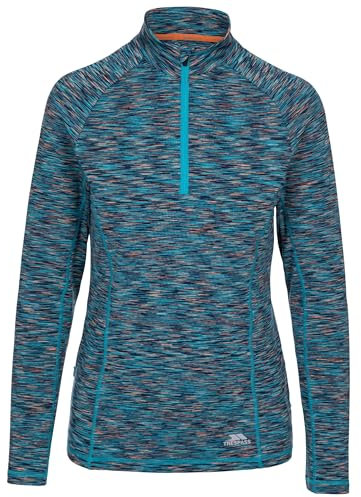 Trespass Womens Long Sleeve 1/2 Zip Pullover Gym Top Active Workout Edith