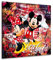 Kunstgestalten24 Leinwandbild Mickey u. Minnie Life is beautiful Wandbild Kunstdruck Wanddekoration Übergrößen
