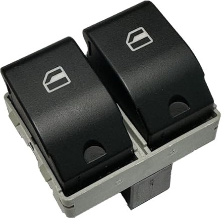 LEDFEWAG Interruttori a pulsante Alzacristalli per auto 6Q0959858 Compatibile per Polo per seat Ibiza Cordoba