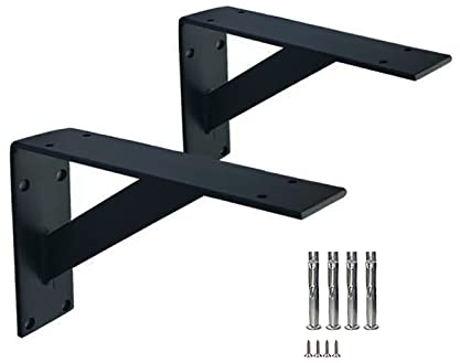 2Stück Schwerlastkonsole, Tragkraft 500 kg, Regalträger, Metall Winkelkonsole für schwere Lasten Regale, für schwere DIY-Werkbänke (60cm/23.6in)