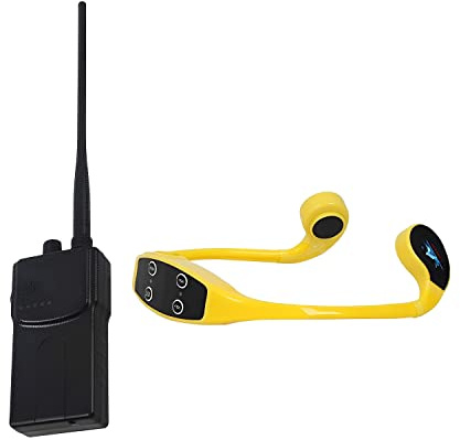 gotosee Bone Conduction Headphones + Walkie Talkie, Customized for Swimming Training, IPX8 Waterproof, 120M Transmission Distance