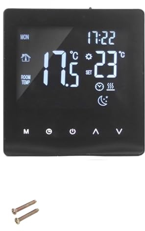 Digitaler Thermostatregler, Intelligenter Programmierbarer Thermostat mit Doppelter Temperaturanzeige, IP20-Schutz, AC90-240 V, für die Warmwasserbereitung (K2MRH3A WLAN)