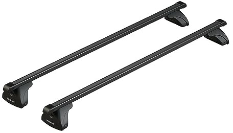 Nordrive N15320 Max-Load Dachträger-Set Quadra, vormontiert mit Evos LP Fußsatz