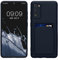 kwmobile Handyhülle kompatibel mit Samsung Galaxy S20 FE Hülle - Handy Cover mit Fach für Karten - in Dunkelblau