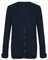 Purple Hanger New Womens Everyday Long Sleeve Button Top Ladies Chunky Aran Cable Knit Grandad Cardigan (18-20, Navy)