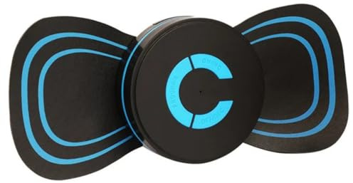 Intelligentes Nackenmassagekissen Schwarz, Flexibles Kunststoff Massagepad | 1 Satz, Tragbar und Vielseitig Einsetzbar, Vibrations Nackenpolster für Kompakte Anwendung