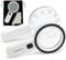 Midori® Lupe mit Licht & 30-facher Vergrößerung | Leselupe mit 12 LED-Lichtern für Senioren, Kinder, Juwelier | Handlupe mit kratzfestem Doppelglas