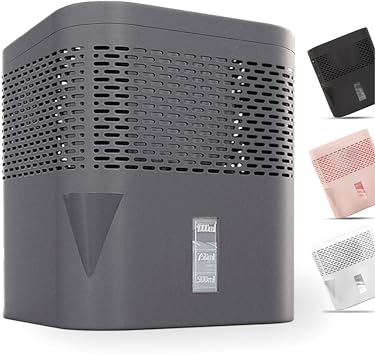 BonAura® AirOne Lite Badezimmer & Küche Luftentfeuchter ohne Strom mit 360° Belüftung I Raumentfeuchter mit Ausgießer & 450g Luftentfeuchter Granulat I Raum Entfeuchter bis 16m²