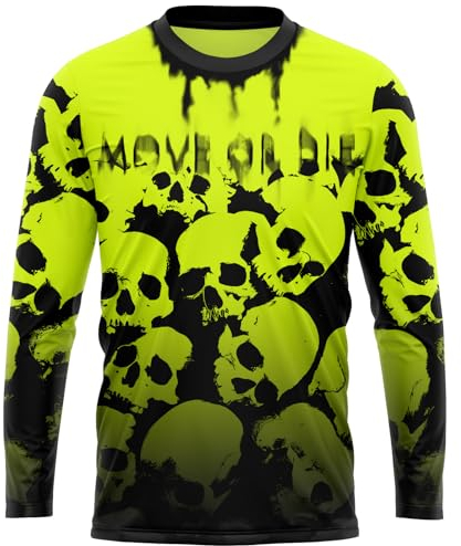 MTB Trikot,Herren Radtrikot Fahrradtrikot Kurze, Motocross BMX MX MTB Mountainbike,Shirt Downhill Fahrrad Jersey Schnelltrocknend,Men's Short Sleeve Downhill Jersey, Moisture Wicking (Typ-2,XL)