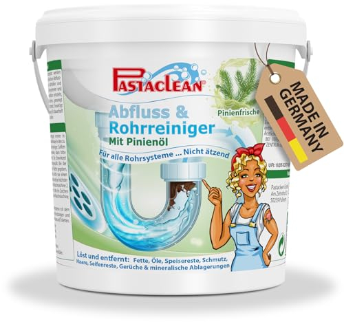 Pastaclean® 1500 g, detergente professionale per scarico e tubi contro intasamenti e odori – per tutti i tubi