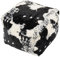 SARO LIFESTYLE Puff aus Kunstfell, Kuhfell