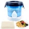 Reusable Yogurt Strainer with Lid and Ultra Fine Mesh - Makes Small Batches of Thick Creamy Greek or Coconut Yogurt Cheese, Soy Milk