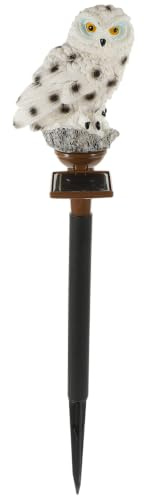 HOMSFOU Solar Gartenstecker Licht Eule Design Wetterfeste Led Außenleuchte Mit Automatischer Dämmerungsschaltung Solarbetriebene Dekoleuchte Für Terrasse Rasen Und Gartenbeleuchtung