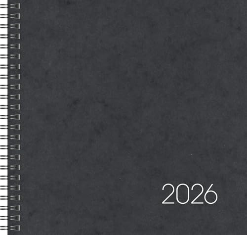 BRUNNEN Buchkalender Mod. 766 '26 | 210×205 mm, Karton, schwarz