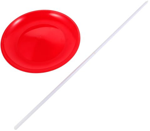 QUMIIRITY Jonglierteller, Zirkusspielzeug, Kunststoff-drehteller Und Stöcke Für Kinder Und Erwachsene, Zirkus-fähigkeitsaufbau, Lustige Aktivitäten, Zubehör