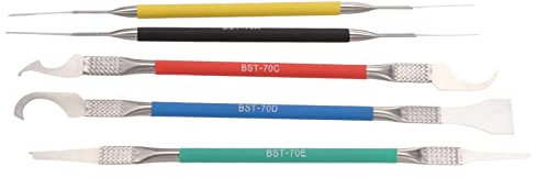 Électronique ou Ouverture de Pry Spudger Tool Rep Kit 5 en BST professionnel? 70 PCB Motorard Maintenance Ends Tool Informatique Outil Kitelectronics Opening Pry Concerne l'élasticité
