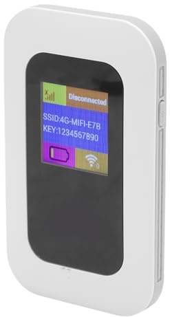 4G 5G WLAN-Hotspot, Mobiler Hotspot mit SIM-Kartensteckplatz, Pocket-WLAN-Router mit Integriertem 3200-mAh, Tragbarer Reiserouter für Smartphone, Tablet, Laptop,