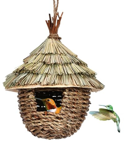 Künstliche Vögel Nest | Kreatives Handgefertigtes Vogelnest, Kolibri -Nisthäuser Für Zuhause, Terrasse, Baum, Hof, Hof, Baum, Garten