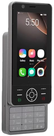 ciciglow 4G Slider Phone, WiFi Bluetooth Touchscreen Unlocked Mobile Phone, Portable Smartphone with Dual SIM Card Slot and 2000mAh Battery for Seniors (Grey)